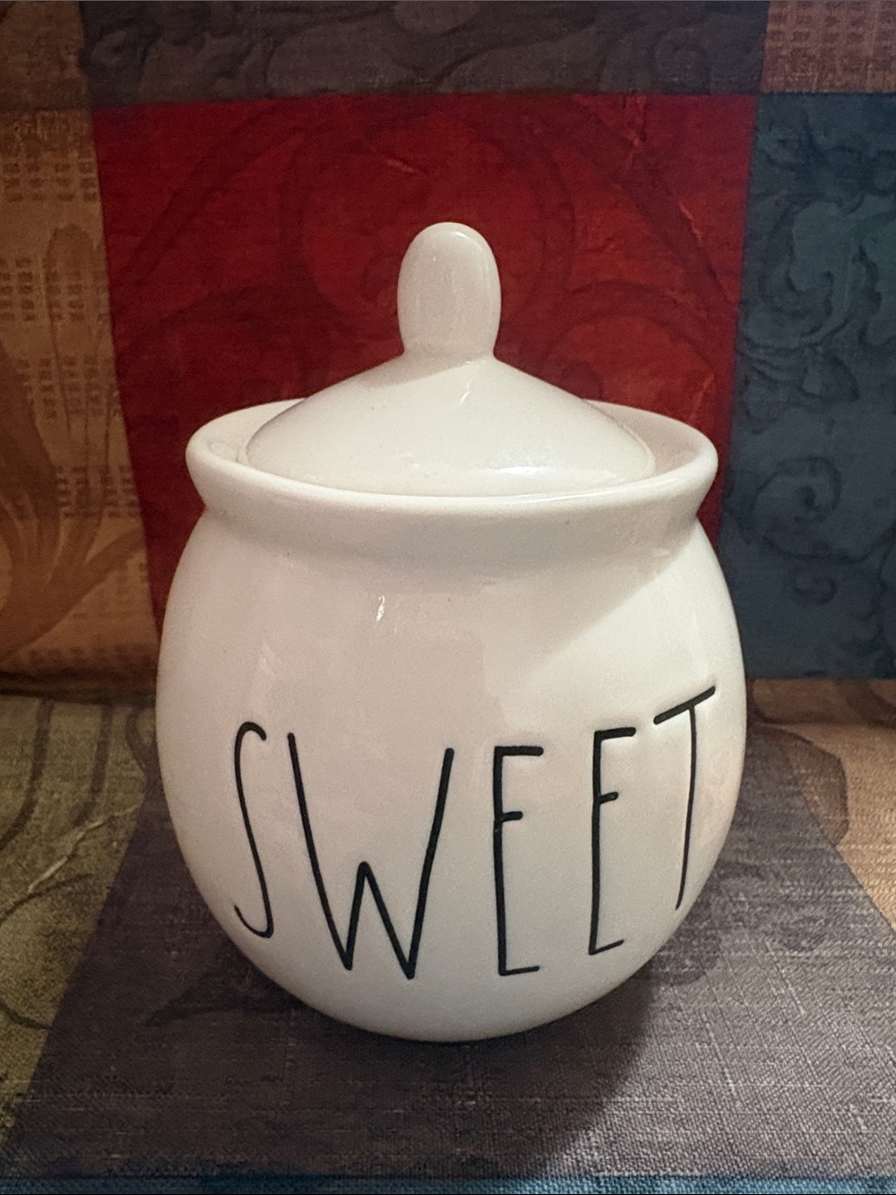 🍭RAE DUNN 'SWEET' Sugar Bowl